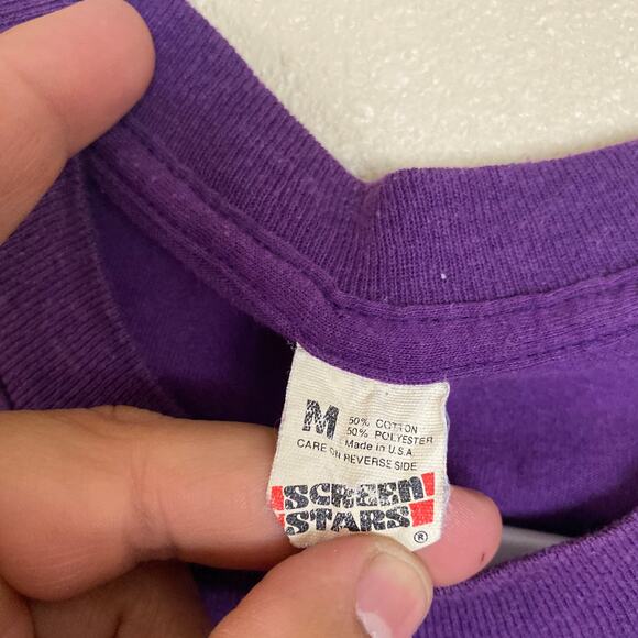 Vintage Los Angeles Puff Print T Shirt - Picture 3 of 4